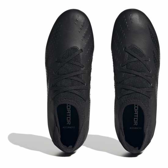 Adidas Predator Accuracy.3 Childrens Firm Ground Football Boots Черно/Черно Футболни стоножки