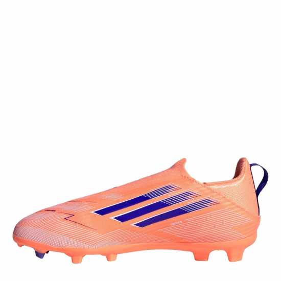 Adidas F50 Juniors League Laceless Multi-Ground Boots Оранжево/Синьо 
