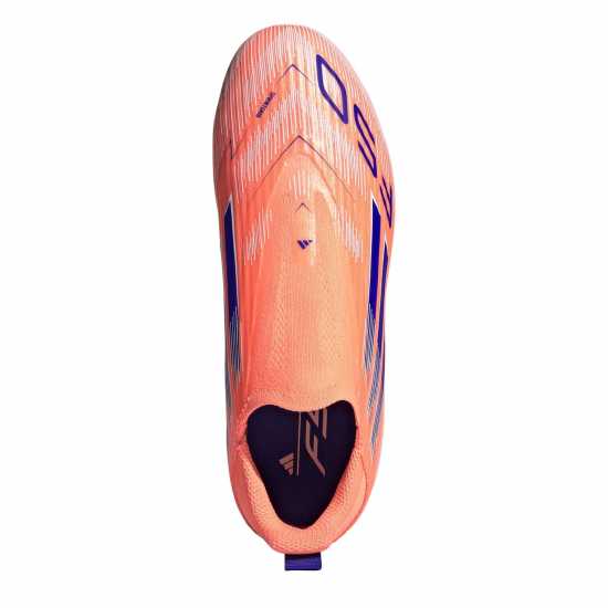 Adidas F50 Juniors League Laceless Multi-Ground Boots Оранжево/Синьо 