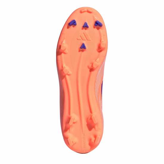 Adidas F50 Juniors League Laceless Multi-Ground Boots Оранжево/Синьо 