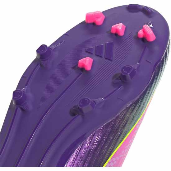 Adidas F50 Juniors League Laceless Multi-Ground Boots Лилаво/Жълто 