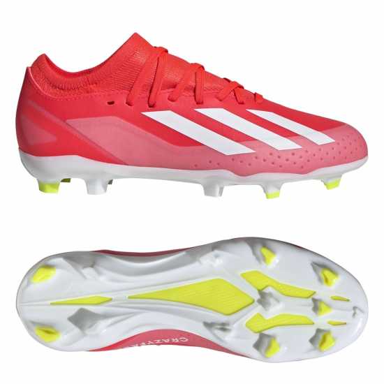 Adidas X Crazyfast League Firm Ground Football Boots Childrens  