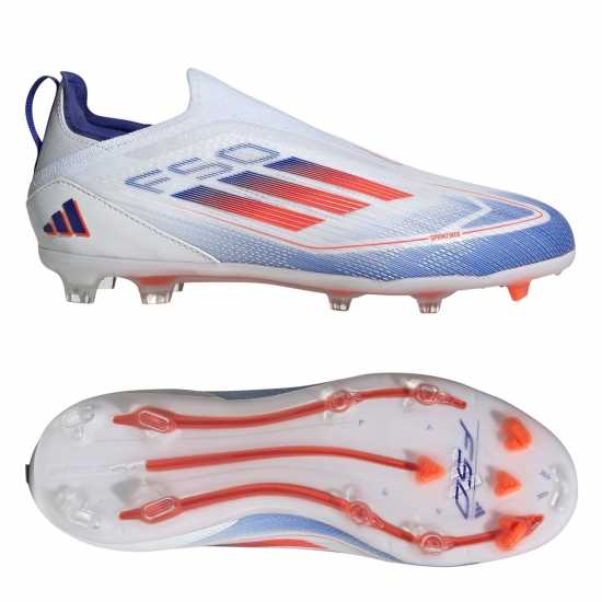 Детски футболни бутонки Adidas F50 Pro Laceless Juniors Firm Ground Football Boots Adidas F50 Pro Laceless Juniors Firm Ground Football Boots Детски футболни бутонки