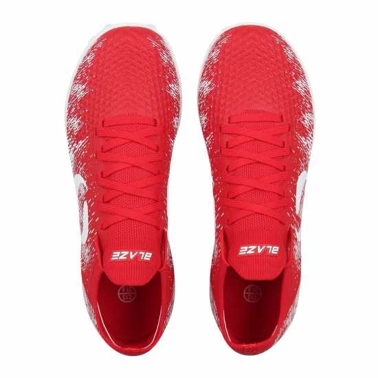 Sondico Детски Маратонки Изкуствена Трева Blaze Childrens Astro Turf Trainers Червено/Бяло Детски футболни бутонки