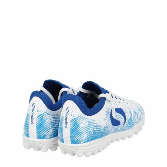 Детски футболни бутонки Sondico Детски Маратонки Изкуствена Трева Blaze Childrens Astro Turf Trainers White/Blue Sondico Детски Маратонки Изкуствена Трева Blaze Childrens Astro Turf Trainers White/Blue Детски футболни бутонки