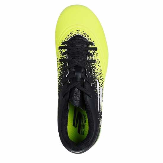 Детски футболни бутонки Skechers Razor Juniors Firm Ground Football Boots Yellow/Black Skechers Razor Juniors Firm Ground Football Boots Yellow/Black Детски футболни бутонки