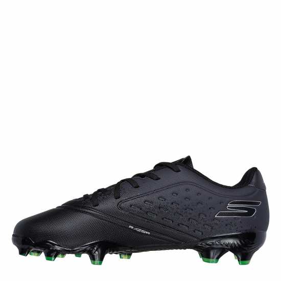 Skechers Razor Juniors Firm Ground Football Boots Black Детски футболни бутонки