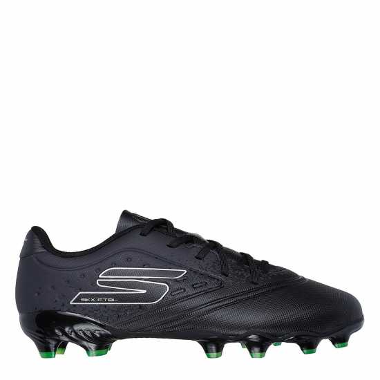 Skechers Razor Juniors Firm Ground Football Boots Black Детски футболни бутонки