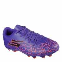 Skechers Skx 01 Youth Juniors Firm Ground Football Boots Purple Детски футболни бутонки