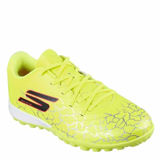 Skechers Skx 01 Junior Astro Turf Football Boots Yellow/Black Детски футболни бутонки