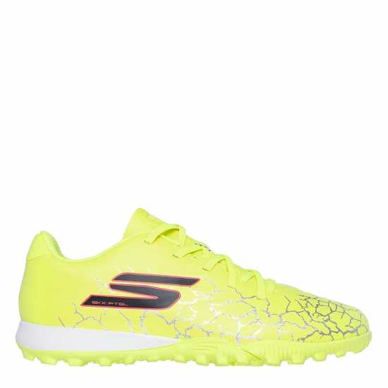 Skechers Skx 01 Junior Astro Turf Football Boots Yellow/Black Детски футболни бутонки