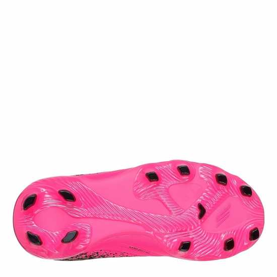 Skechers Razor Juniors Firm Ground Football Boots Black/Pink Детски футболни бутонки