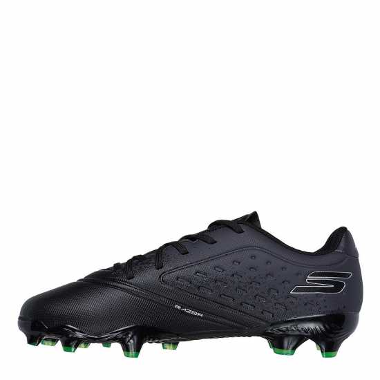 Skechers Razor Juniors Firm Ground Football Boots Black Детски футболни бутонки