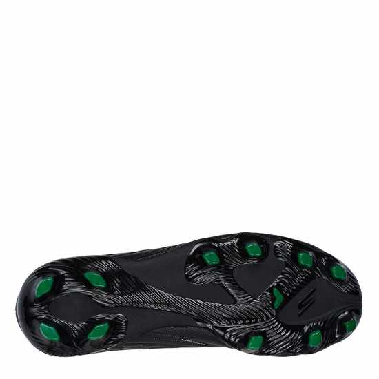 Skechers Razor Juniors Firm Ground Football Boots Black Детски футболни бутонки