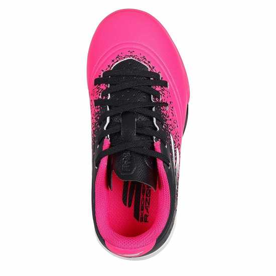 Skechers Skx 1 Juniors Astro Turf Football Boots Black/Pink Детски футболни бутонки