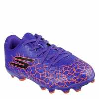 Skechers Skx 01 Juniors Firm Ground Football Boots Purple Детски футболни бутонки