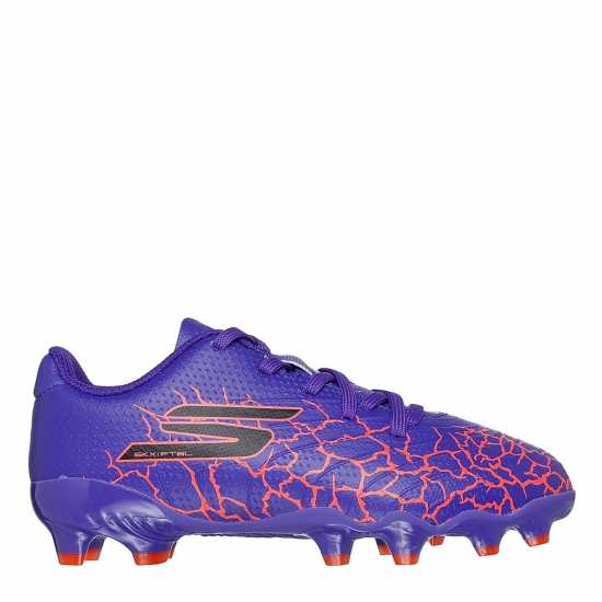 Детски футболни бутонки Skechers Skx 01 Juniors Firm Ground Football Boots Purple Skechers Skx 01 Juniors Firm Ground Football Boots Purple Детски футболни бутонки