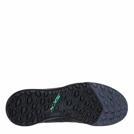 Skechers Skx 01 Juniors Astro Turf Football Boots Black Детски футболни бутонки