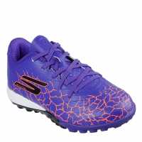 Skechers Skx 01 Juniors Astro Turf Football Boots Purple Детски футболни бутонки