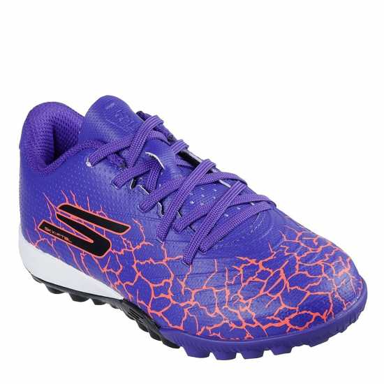 Skechers Skx 01 Juniors Astro Turf Football Boots Purple Детски футболни бутонки