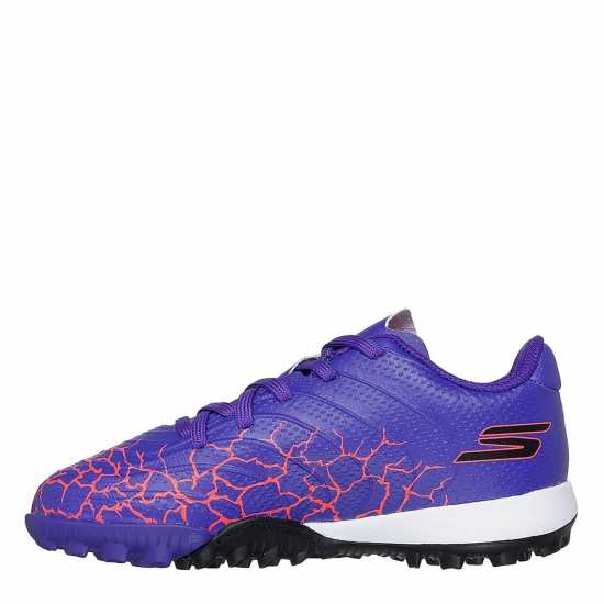 Skechers Skx 01 Juniors Astro Turf Football Boots Purple Детски футболни бутонки