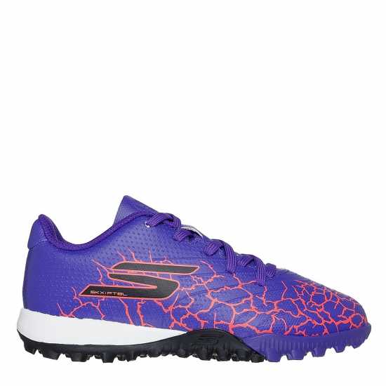 Skechers Skx 01 Juniors Astro Turf Football Boots Purple Детски футболни бутонки