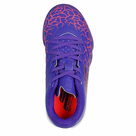 Skechers Skx 01 Juniors Astro Turf Football Boots Purple Детски футболни бутонки