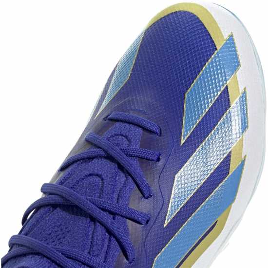 Adidas X Crazyfast Elite Childrens Firm Ground Football Boots Blue/White Детски футболни бутонки