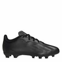 Adidas X Crazyfast Club Childrens Flexible Firm Ground Football Boots Black/Black Детски футболни бутонки