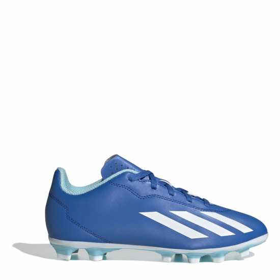 Adidas X Crazyfast Club Childrens Flexible Firm Ground Football Boots Blue/White Детски футболни бутонки
