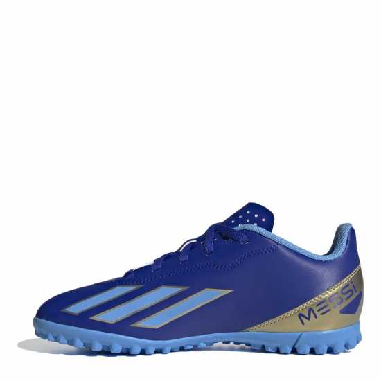 Adidas X Crazyfast Club Childrens Astro Turf Football Boots Blue/White Футболни стоножки