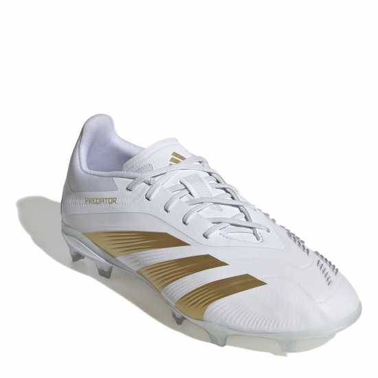 Adidas Predator Elite Juniors Firm Ground Football Boots Ftwr White Детски футболни бутонки