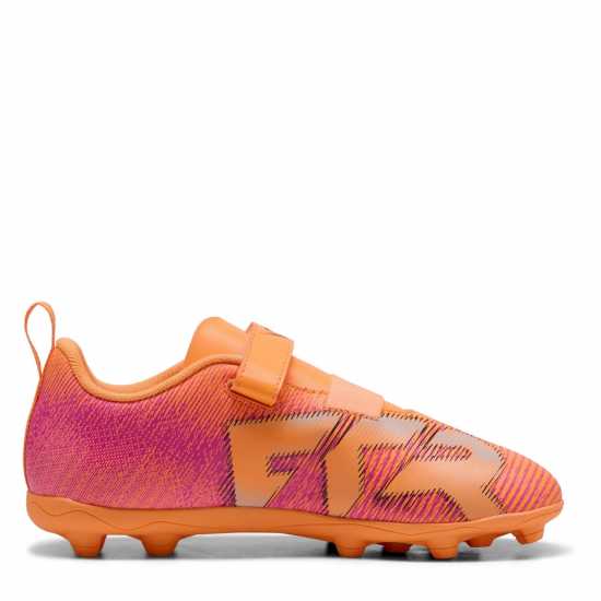 Puma Future 8 Club Childrens Firm Ground Football Boots Оранжево/Черно 