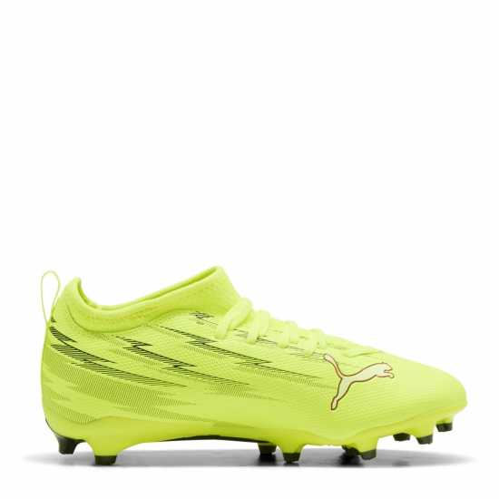 Puma Ultra 5 Match Firm Ground Football Boots Yellow/Black Puma PUMA Ultra 5 Match Firm Ground Football Boots Yellow/Black