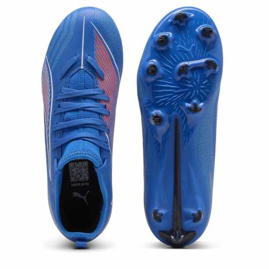 Детски футболни бутонки Puma Ultra 5 Match Childrens Firm Ground Football Boots Blue/White Puma Ultra 5 Match Childrens Firm Ground Football Boots Blue/White Детски футболни бутонки