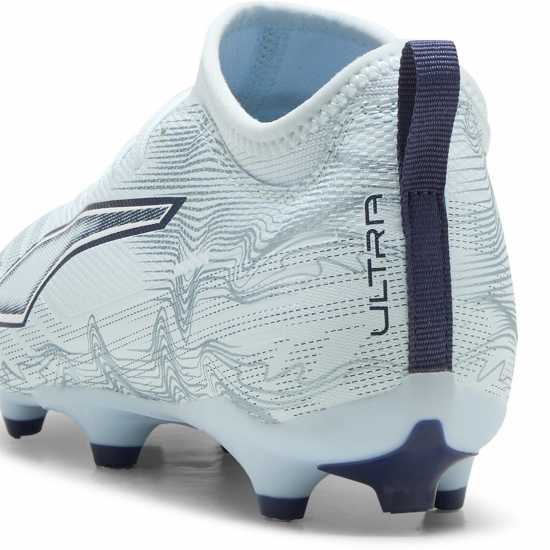 Puma Childrens  Ultra 5 Match Firm Ground Football Boots Icy Blue 