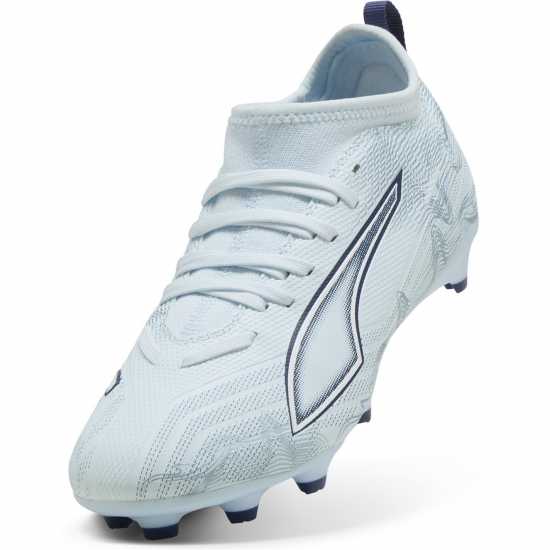 Puma Childrens  Ultra 5 Match Firm Ground Football Boots Icy Blue 