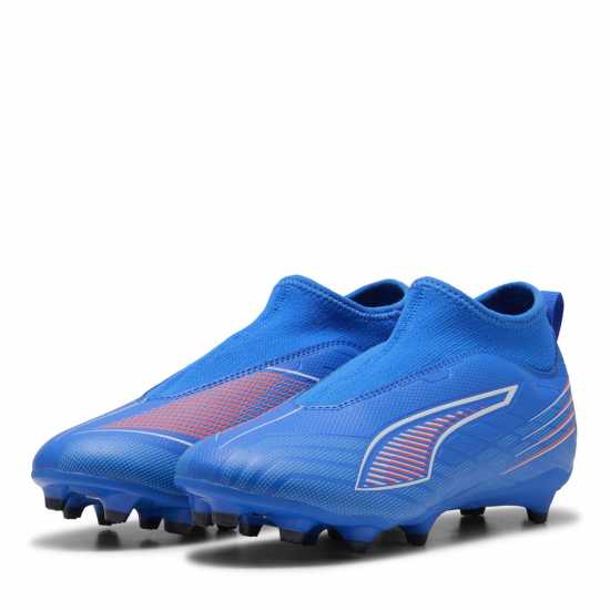 Детски футболни бутонки Puma Ultra 5 Match Children Laceless Firm Ground Football Boots Puma Ultra 5 Match Children Laceless Firm Ground Football Boots Детски футболни бутонки