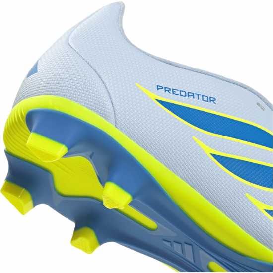 Adidas Childrens  Predator Fold-Over Tongue Club Firm Ground Football Boots Blue/Yellow 