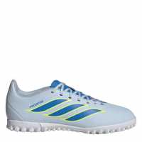 Adidas Kids' Predator Club Astro Turf Football Boots Blue/Yellow 