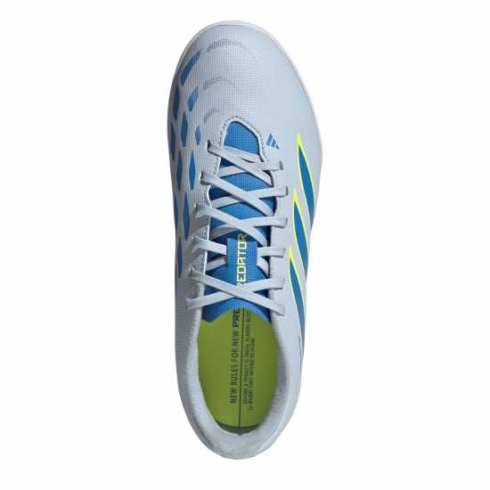 Adidas Kids' Predator Club Astro Turf Football Boots Blue/Yellow 