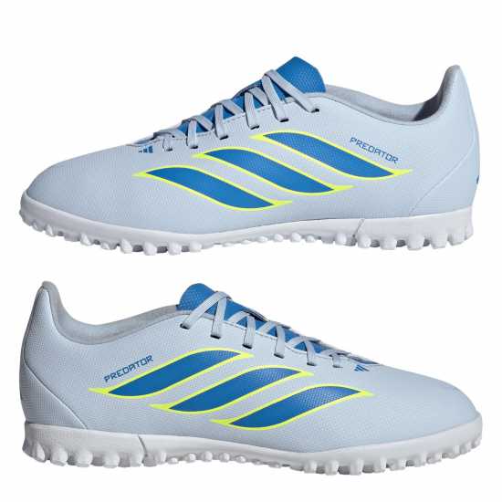 Adidas Kids' Predator Club Astro Turf Football Boots Blue/Yellow 