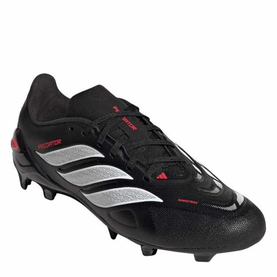 Adidas Childrens  Predator League Firm Ground Football Boots Black/Red 