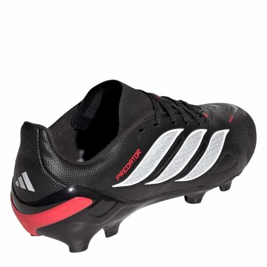 Adidas Childrens  Predator League Firm Ground Football Boots Black/Red 