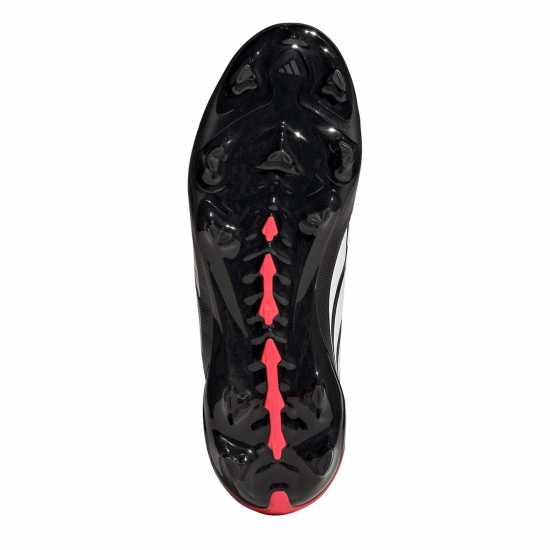 Adidas Childrens  Predator League Firm Ground Football Boots Black/Red 