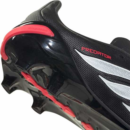 Adidas Childrens  Predator League Firm Ground Football Boots Black/Red 