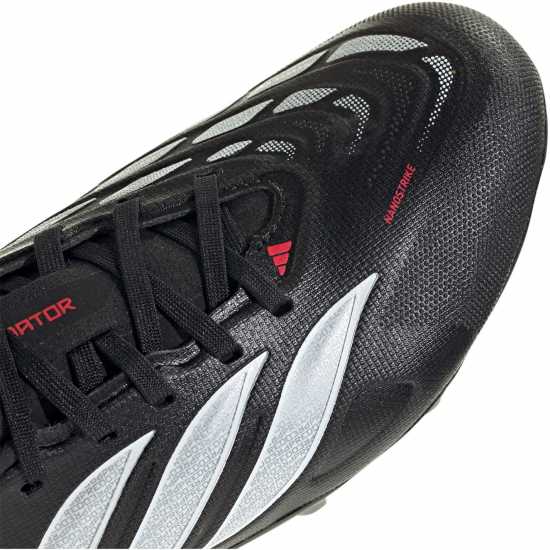 Adidas Childrens  Predator League Firm Ground Football Boots Black/Red 