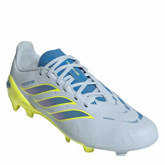 Adidas Childrens  Predator League Firm Ground Football Boots Blue/Yellow 