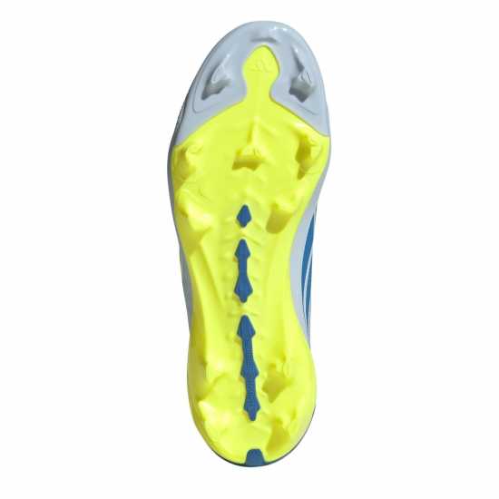 Adidas Childrens  Predator League Firm Ground Football Boots Blue/Yellow 