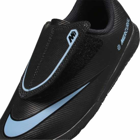 Детски футболни бутонки Nike Mercurial Vapor 16 Club Childrens Indoor Football Boots Black/Blue Nike Mercurial Vapor 16 Club Childrens Indoor Football Boots Black/Blue Детски футболни бутонки